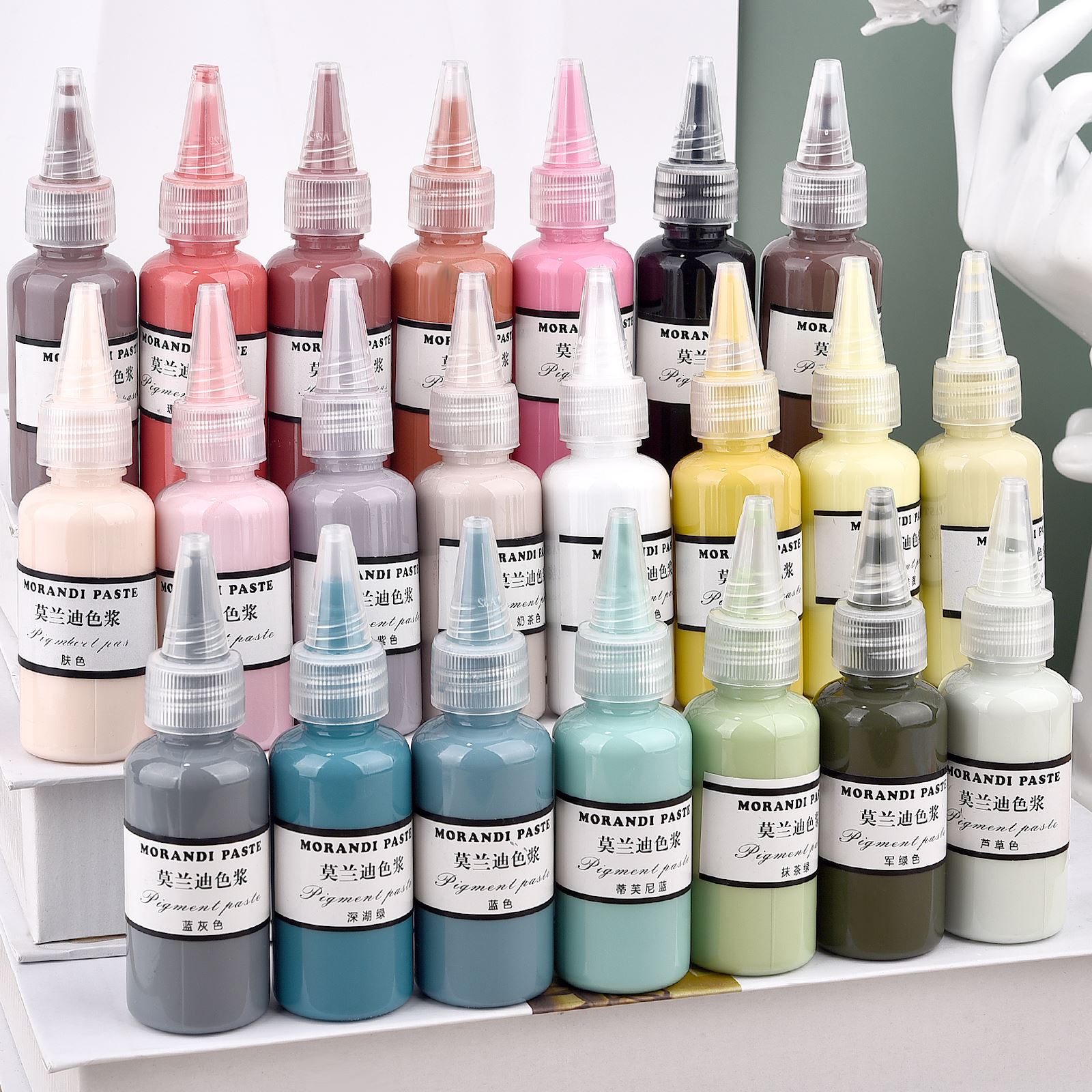 Resin Pigment Set - Morandi Colori Pigmenti di Resina Liquida