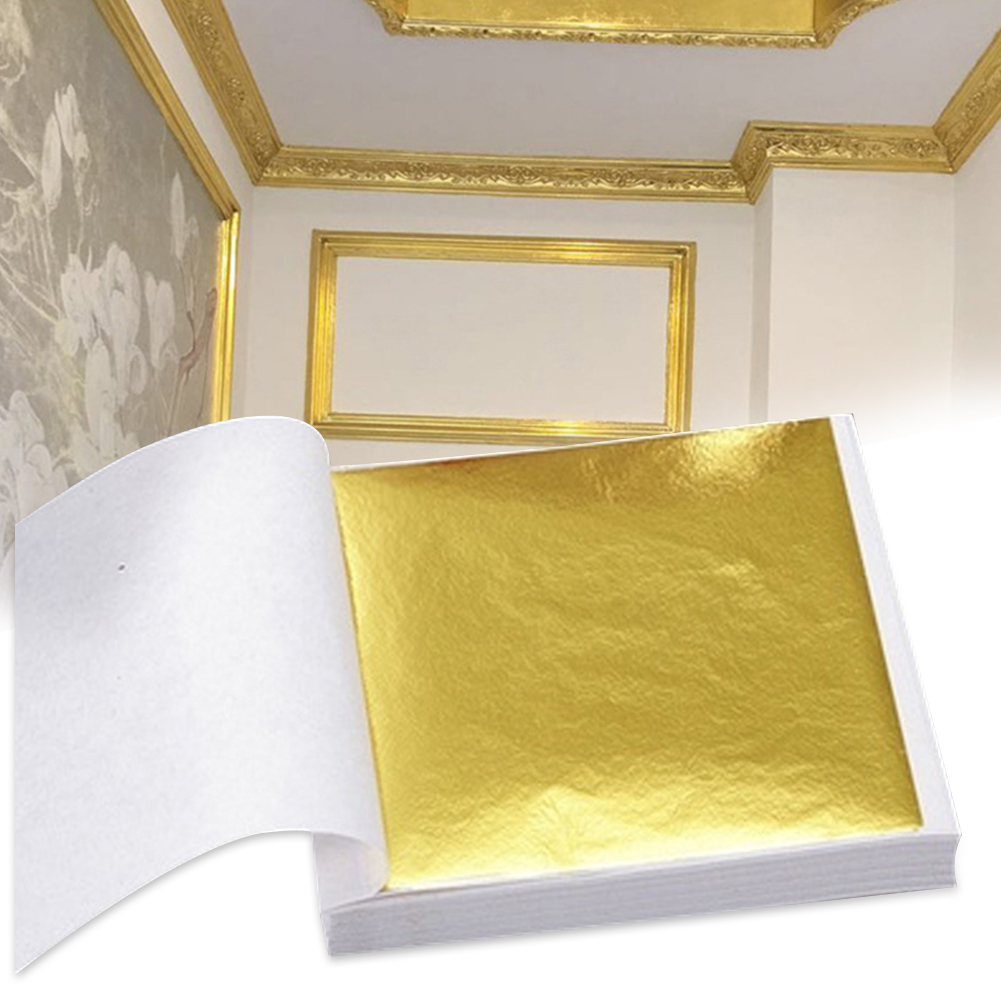 100 fogli di carta di design a - Gold Foil Flakes recensione e prezzo