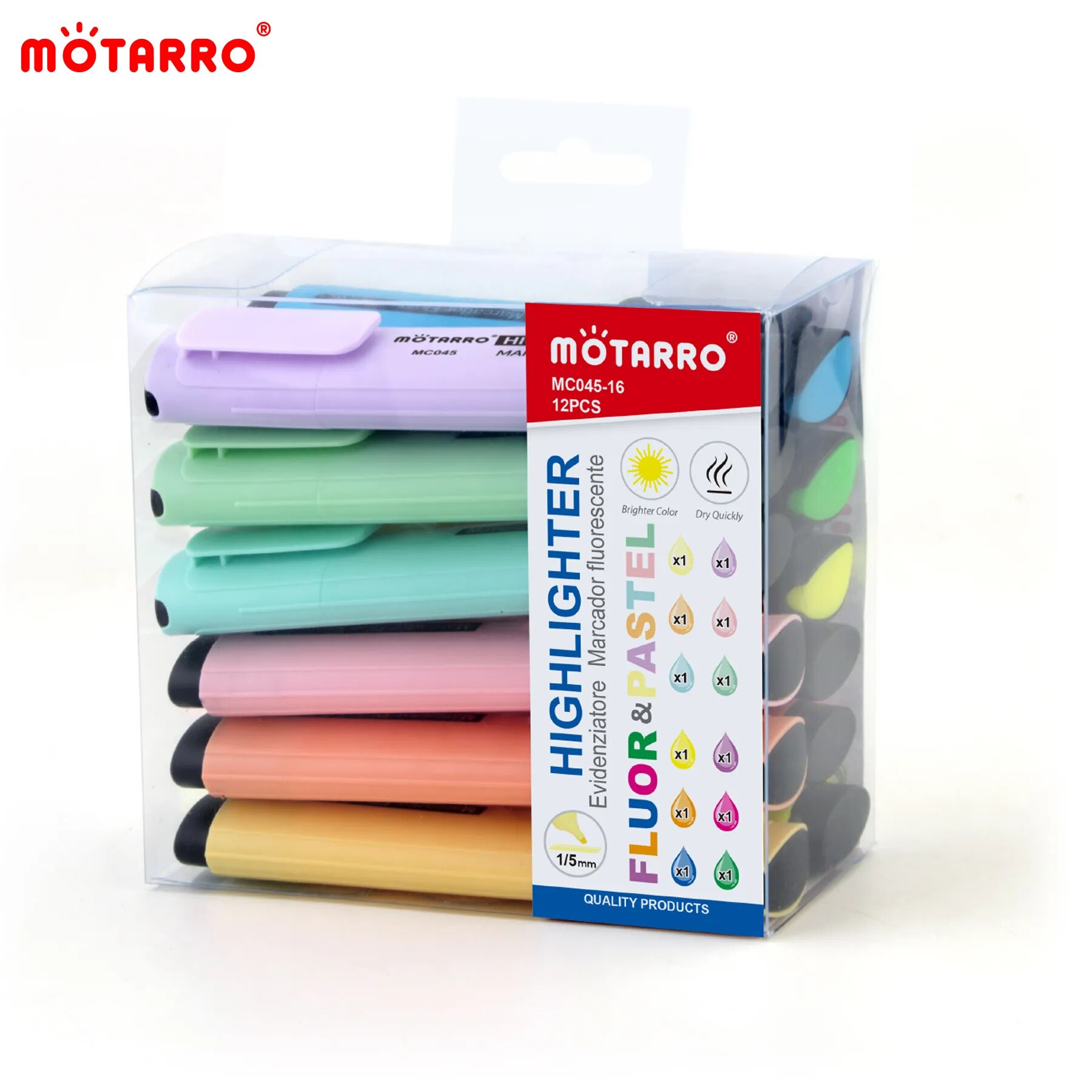 MOTARRO 12 pezzi pennarelli in - Stabilo Marker Boss recensione e prezzo