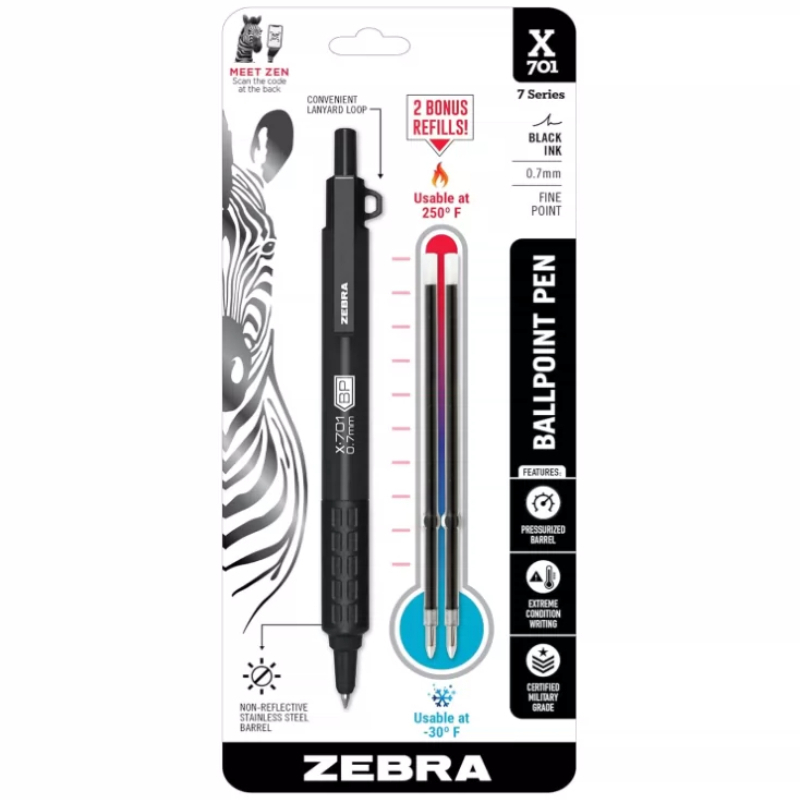 Penna a Sfera ZEBRA F-701 402  - Zebra Pen F-301 recensione e prezzo