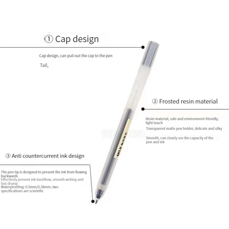 6/8 Pz/set Kawaii MUJIs Penna  - Muji Stationery Gel Pen recensione e prezzo