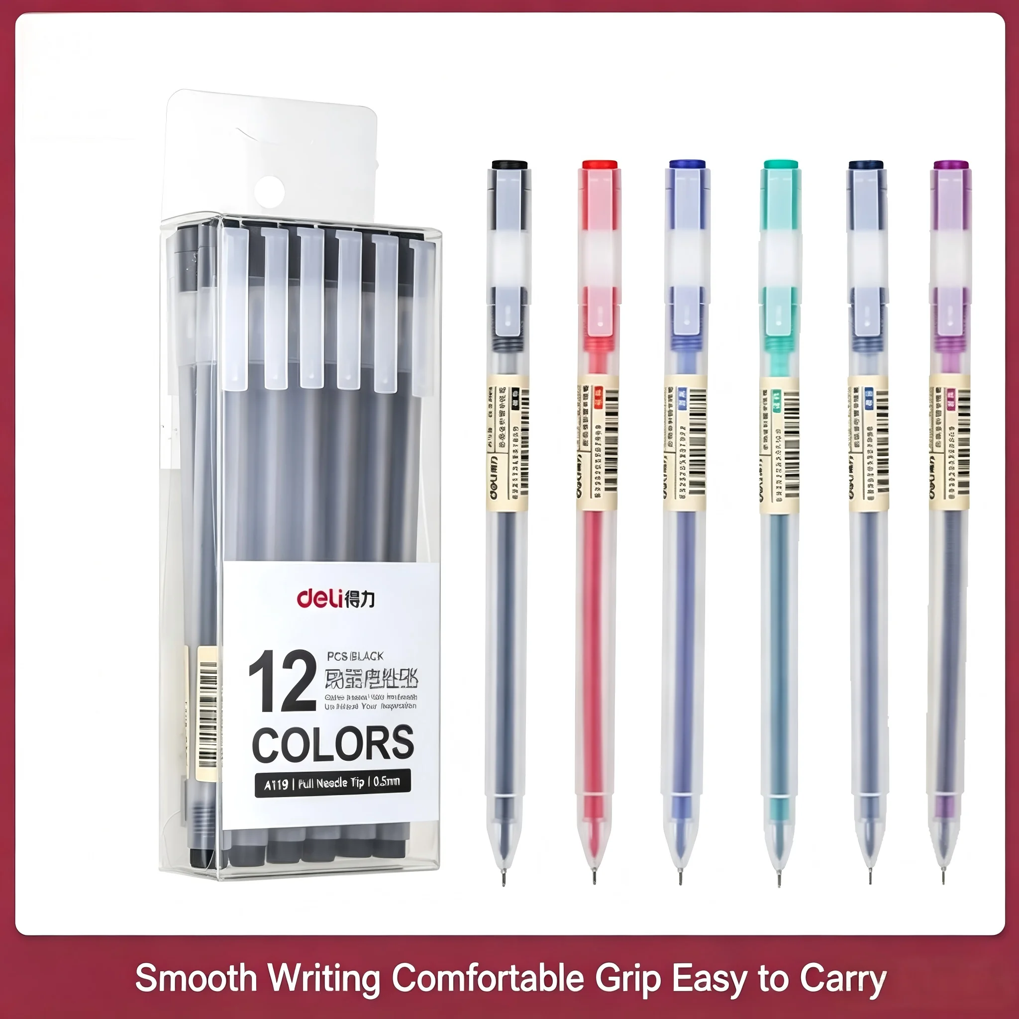 Penne Gel Nere A119 con Punta  - Muji Stationery Gel Pen recensione e prezzo