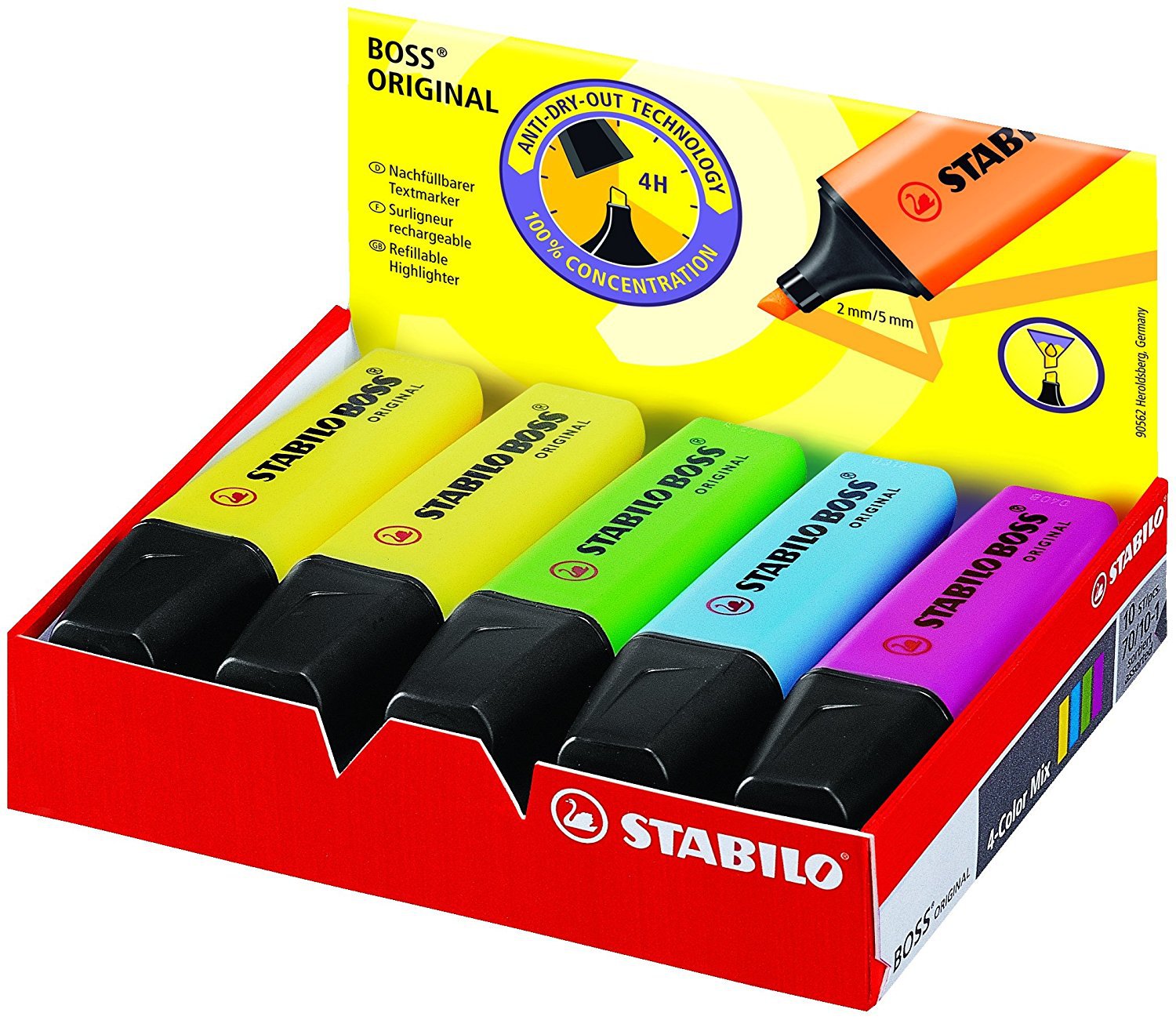 Pennarello di testo-STABILO BO - Stabilo Marker Boss recensione e prezzo